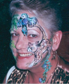 face painter Orlando Florida  tropical party 